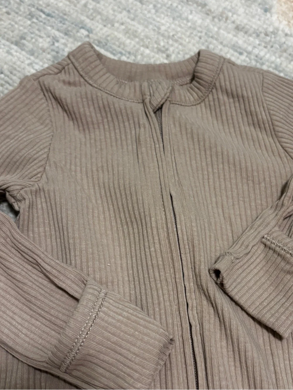 NWOT 3 Old Navy Ribbed Baby Footed Pajamas
